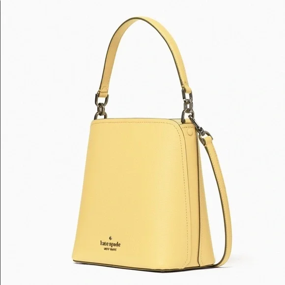 Kate Spade Darcy Large Crossbody Bucket Bag Daybreak Yellow 