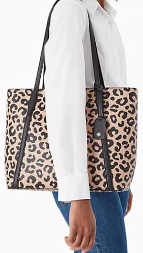 Kate Spade Cara Leopard Large Tote Women's Leather Handbag