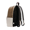 Coach (L) COURT BACKPACK IN SIGNATURE CANVAS- KHAKI/CHALK