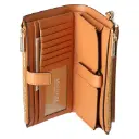 Michael Kors Jet Set Travel Large Double Zip Wallet/Wristlet Cider Yellow 
