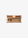  Michael Kors Small Crossgrain Leather Bi-Fold Compact Wallet