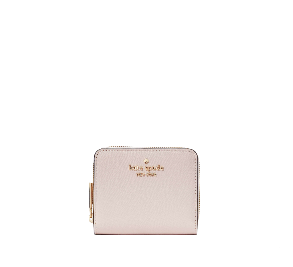 Kate Spade Boxed Madison Strawberry Garden Small Zip Around Bifold Wallet