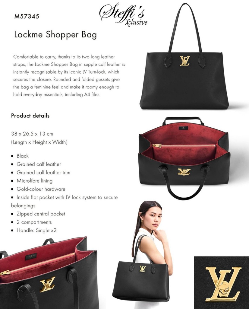 LV Lockme Shopper Bag M57345