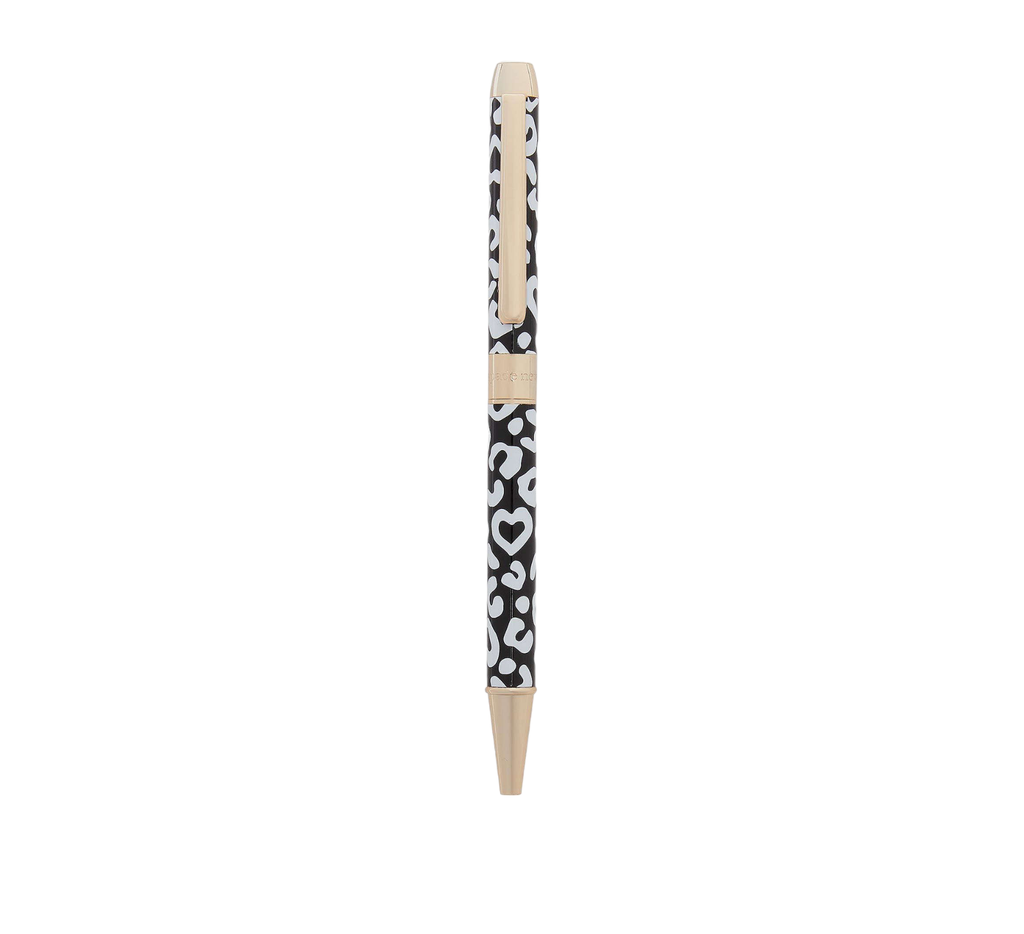 Kate Spade Leopard Heart Ballpoint Pen