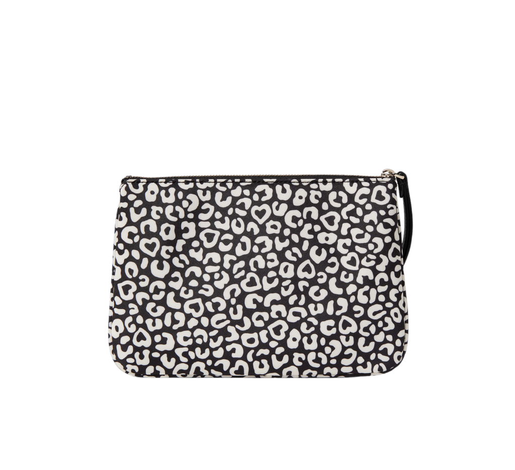 Kate SpadeChelsea Leopard Heart Medium Wristlet Pouch