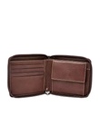 Fossil Lufkin Zip Bifold Wallet (Brown)
