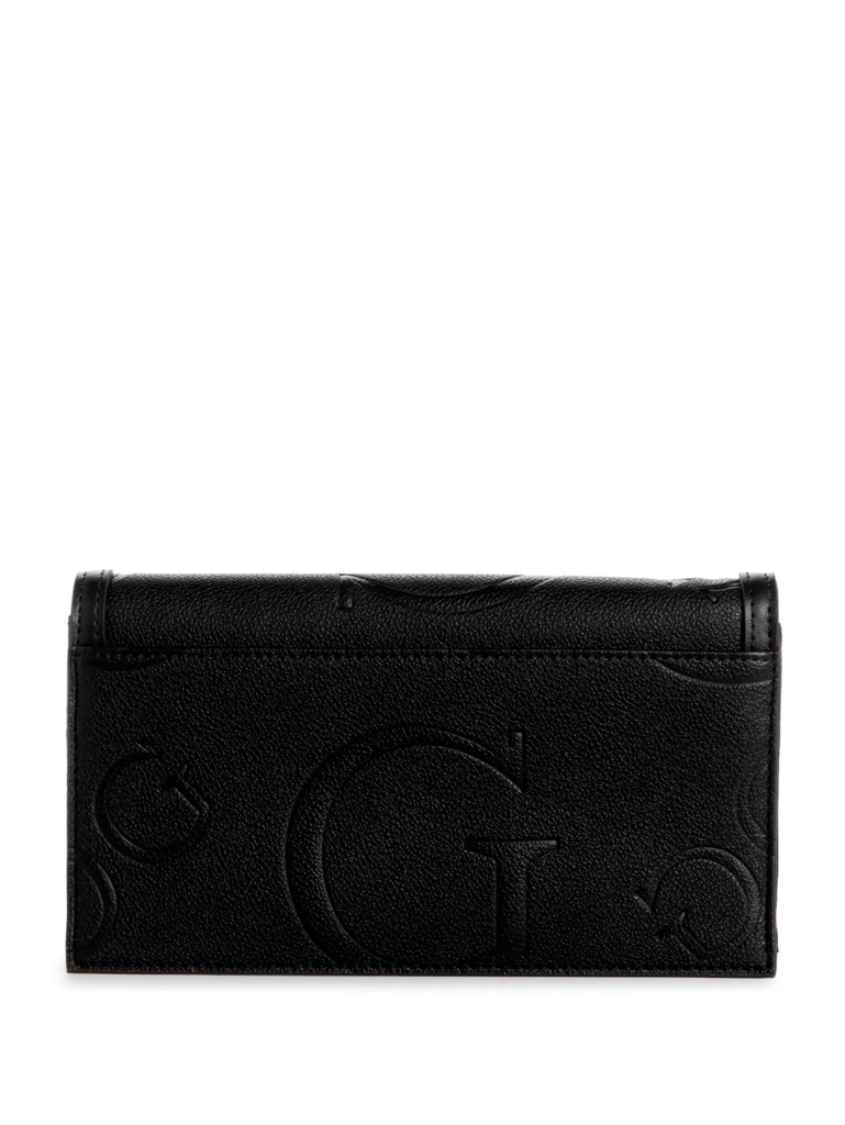 Guess Nairobo Logo Slim Clutch (Black)