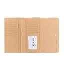 Guess Abree Logo Saffiano Slim Wallet (Deep Teal)