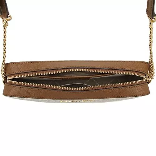 MK Jet Set Large Printed Logo Crossbody Bag