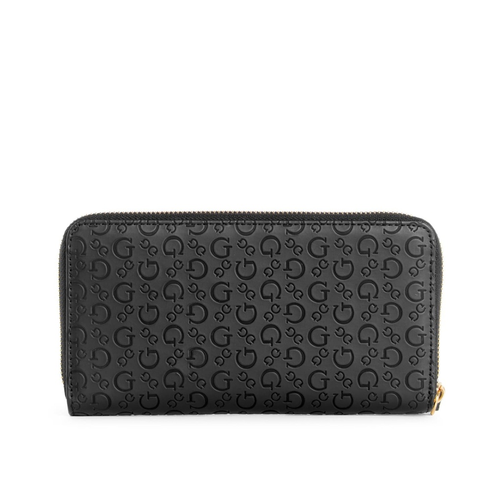 Guess Bowie Debossed Logo Zip-Around Wallet