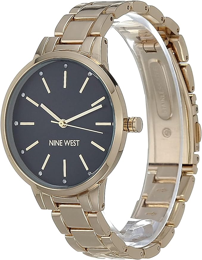 Nine West Women's Crystal Bracelet Watch