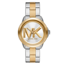 MK Women’s Quartz Two Tone Stainless Steel Silver Dial 40mm Watch