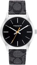 Coach Unisex Baxter Watch 39 mm, Grey (Graphite//Nature's Delight) Strap
