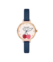 Kate Spade New York Metro Two-Hand Blue Leather Watch