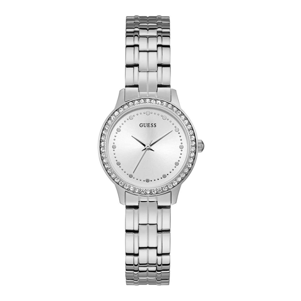 Guess Women's Silver Stainless Steel Watch
