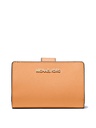 MK Small Crossgrain Leather Bi-Fold Compact Wallet