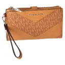 MK Jet Set Travel Large Double Zip Wallet/Wristlet (Cider Yellow )
