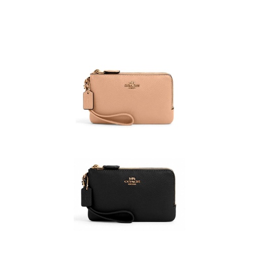 Coach Double Zip Wristlet (Mini)