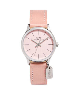 Coach Ruby Women's Watch, 32 Mm Pink Leather Strap
