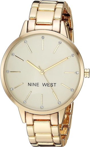Nine West Women's Crystal Bracelet Watch