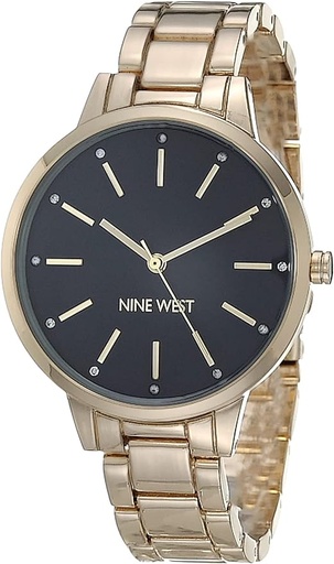 Nine West Women's Crystal Bracelet Watch
