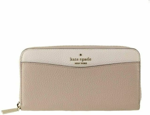 kate Spade Large Leila Continental Wallet Warm Beige 