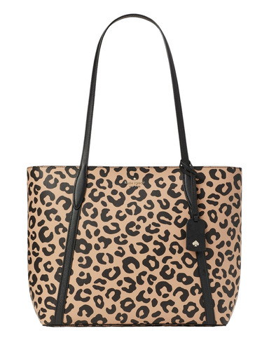 Kate Spade Cara Leopard Large Tote Women's Leather Handbag