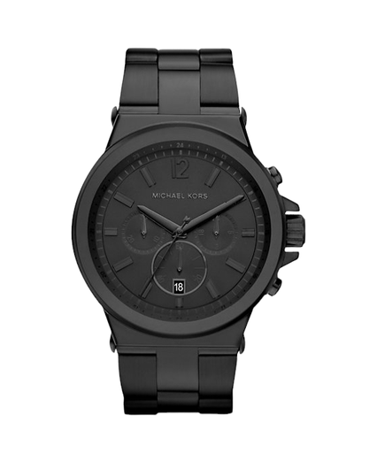 MK Oversized Dylan Black-Tone Watch